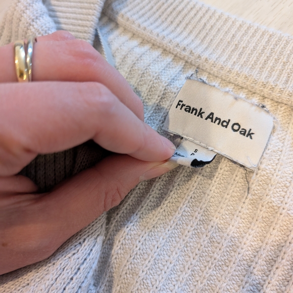 Frank &Oak V-Neck Ribbed Sweater - Picture 7 of 7